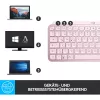 Teclado inalámbrico iluminado minimalista Logitech MX Keys Mini - ROSE - CENTRAL (DE)
