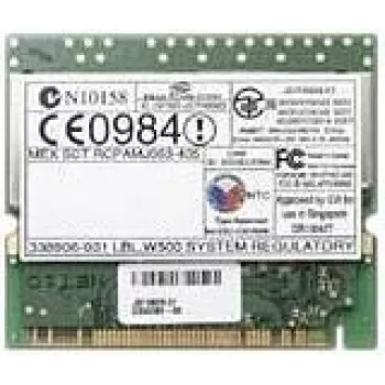 Adaptador de red inalámbrica HP W500 Mini PCI 802.11b/g, tarjeta Mini PCI