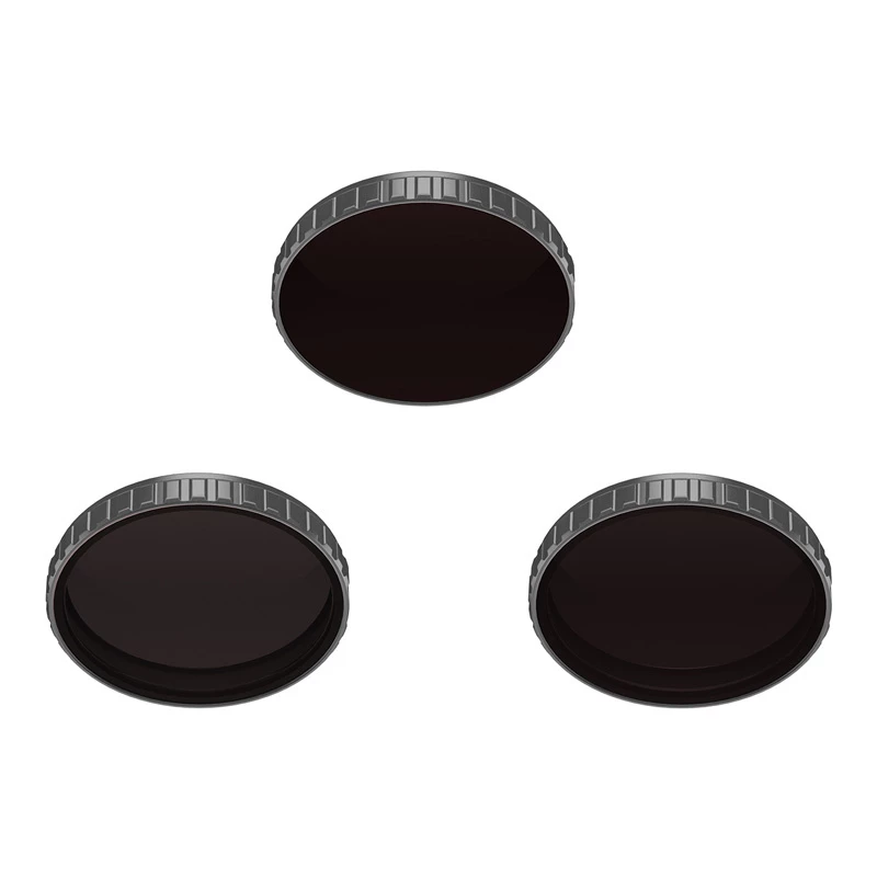 Set de filtros ND para cámara DJI Osmo Action negro ND8 ND16 ND32