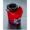 Vileda SuperMocio Torsion Power cubo con escurridor, rojo