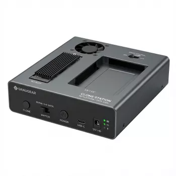 Base de acoplamiento GrauGear G-M2ST235-CL para SSD M.2 NVMe/SATA y discos duros de 2,5/3,5