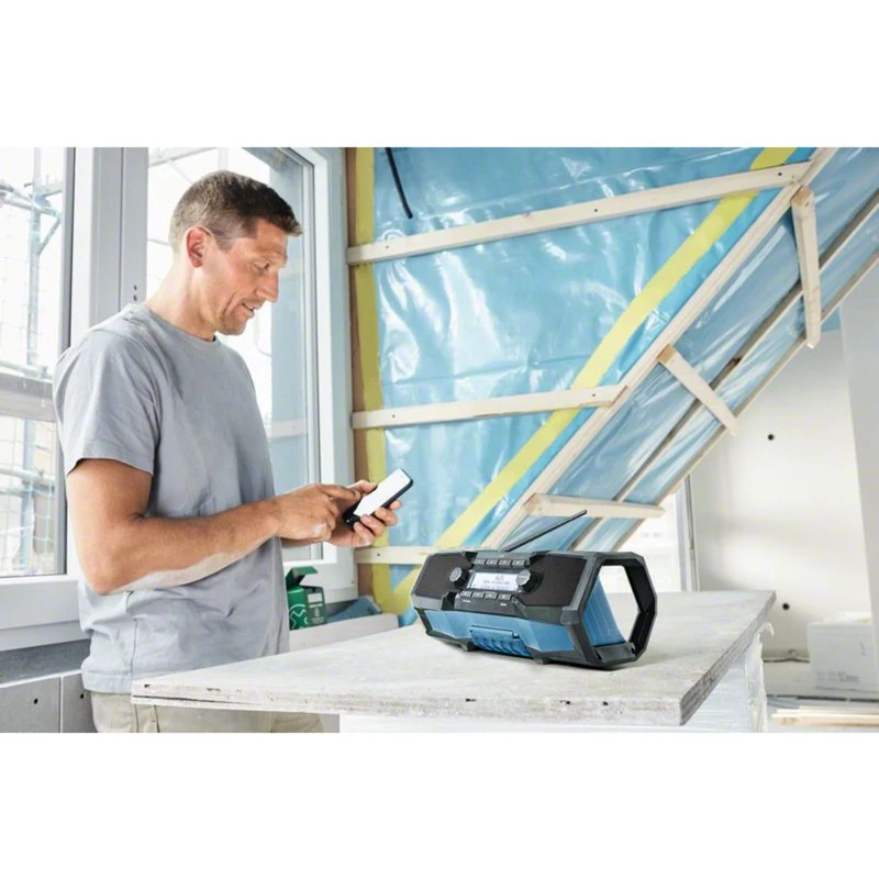 Bosch GPB 18V-2 SC Professional radio de obra negro, azul
