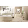 Mesita de noche top e shop M2 SONOMA — mesita de noche de 2 cajones, roble, 300×300×400 mm