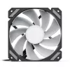 SHARKOON SHARK Mirror RGB PWM Reverse 120 mm ventilador de caja, 1500 RPM, negro