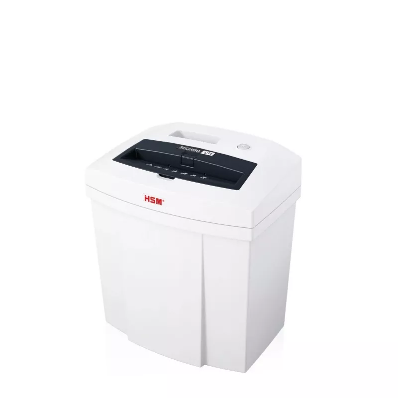HSM SECURIO C14 destructora de papel, corte en tiras 3,9 mm, P-2, 14 hojas, entrada de 225 mm, cubo de 20 l