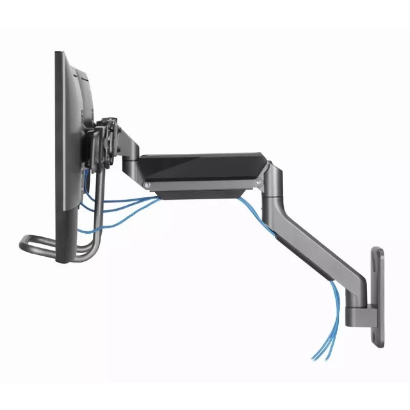 Brazo de monitor ajustable de pared Gembird MA-WA3-01 para 3 monitores