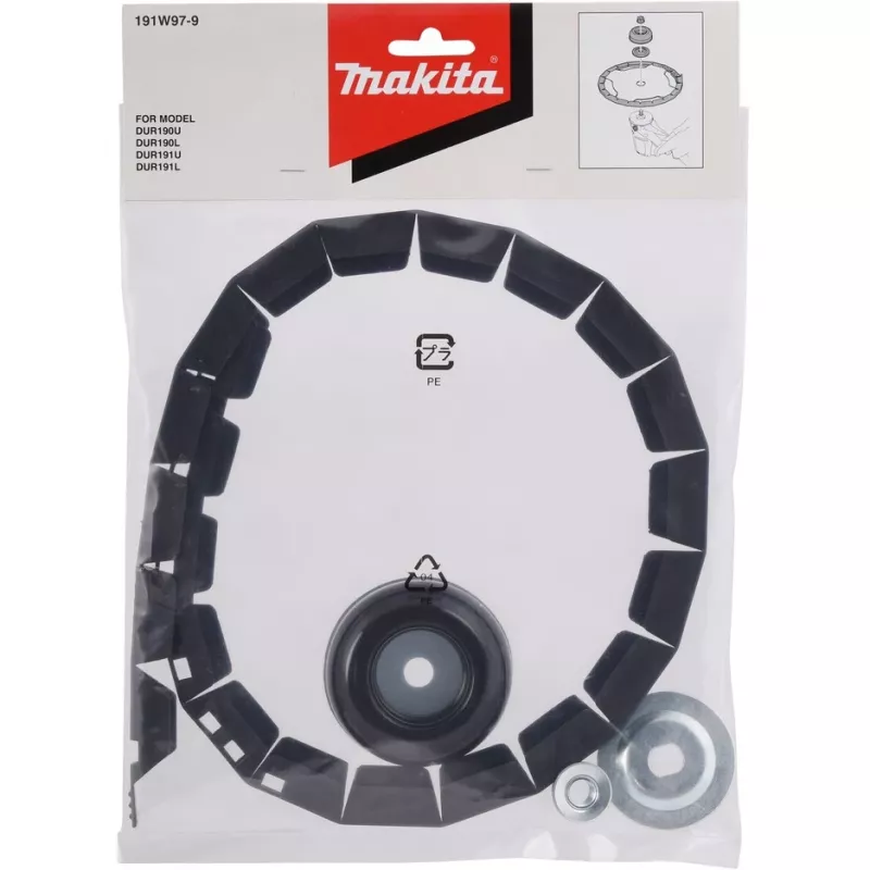 Makita 191W97-9 accesorio para desbrozadora/cortabordes, cuchilla para desbrozadora (191W97-9)