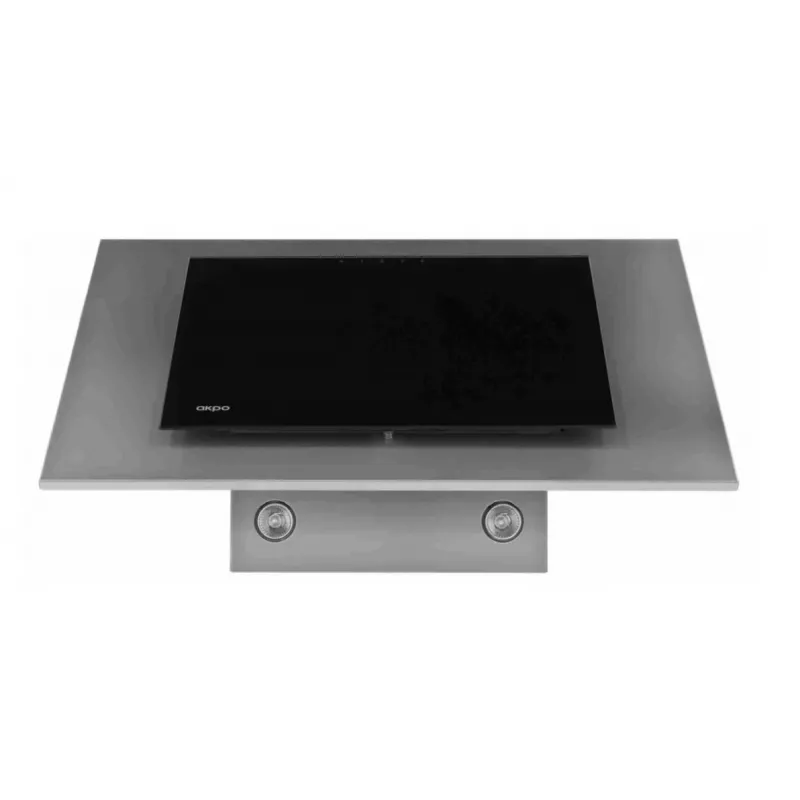 Akpo WK-4 Black Eco 50 montaje en pared gris, cristal negro