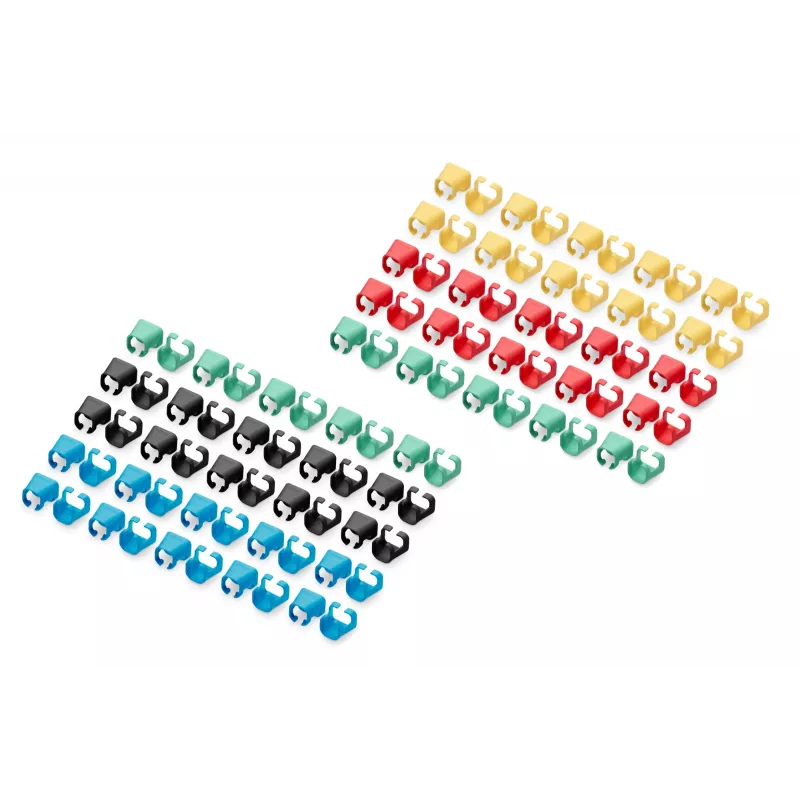Clip de codificación por colores Digitus A-CC-M varios colores PVC 100 uds.