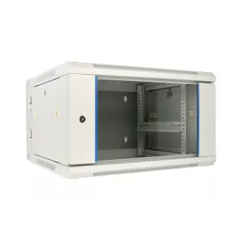Armario rack de pared Extralink 6U 600x600 AZH Gris Montaje en pared, tipo pivotante