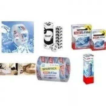 Cinta adhesiva transparente Tesa 58245 — 19 mm × 10 m, pack de 8