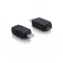 Adaptador USB micro-A+B hembra a USB micro A macho DeLOCK 65032 negro