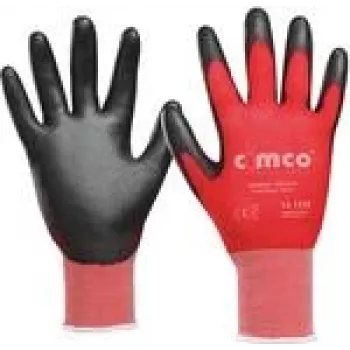 Guantes de trabajo Cimco 141237 negro rojo L
