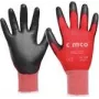 Guantes de trabajo Cimco 141237 negro rojo L