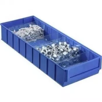 Caja de almacenamiento Allit 456570, 185×500×81 mm, azul