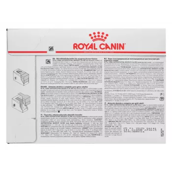 Comida húmeda para gatos Royal Canin Gastrointestinal Moderate Calorie 12 x 85 g sobres, gatos adultos, sabor carne, 82,2 % humedad