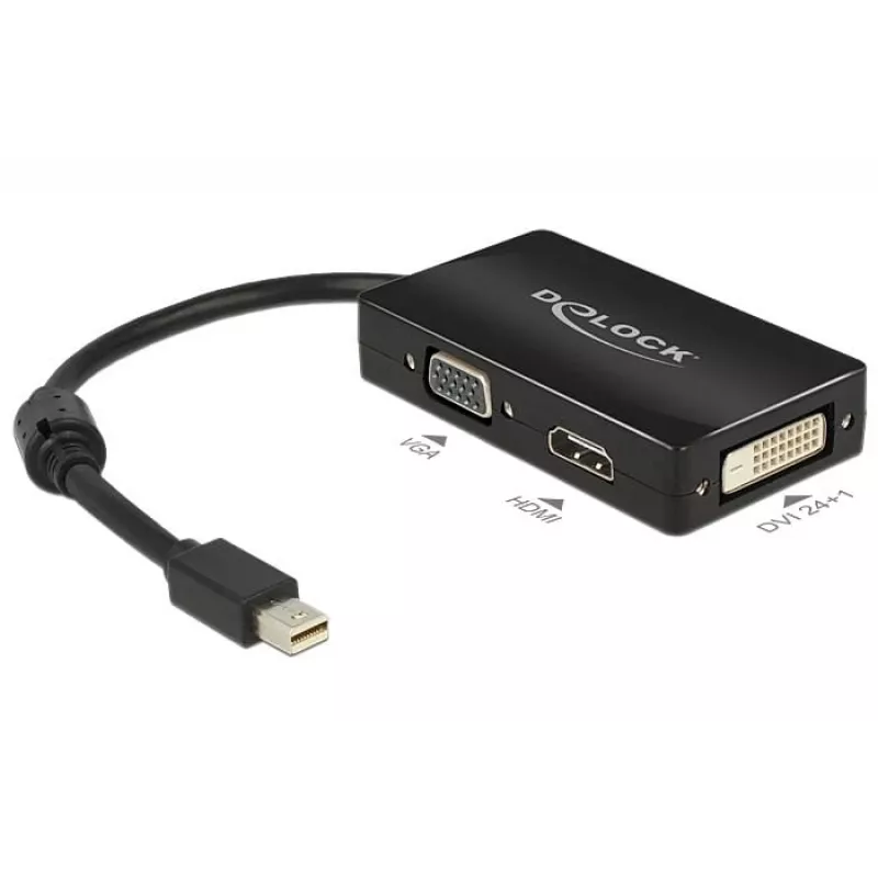 DeLOCK cable 0,16 m Mini DisplayPort/VGA + HDMI + DVI
