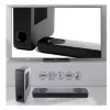 Barra de sonido, Tellur Bluetooth Barra de sonido 2.1, 60W