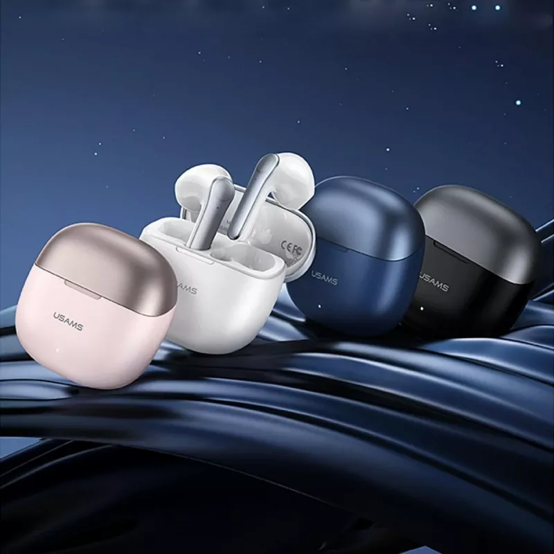Auriculares USAMS TWSXH Series Dual Mic Wireless azul/azul BHUXH03