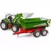 Bruder Roadmax tractor con cargador frontal y remolque basculante