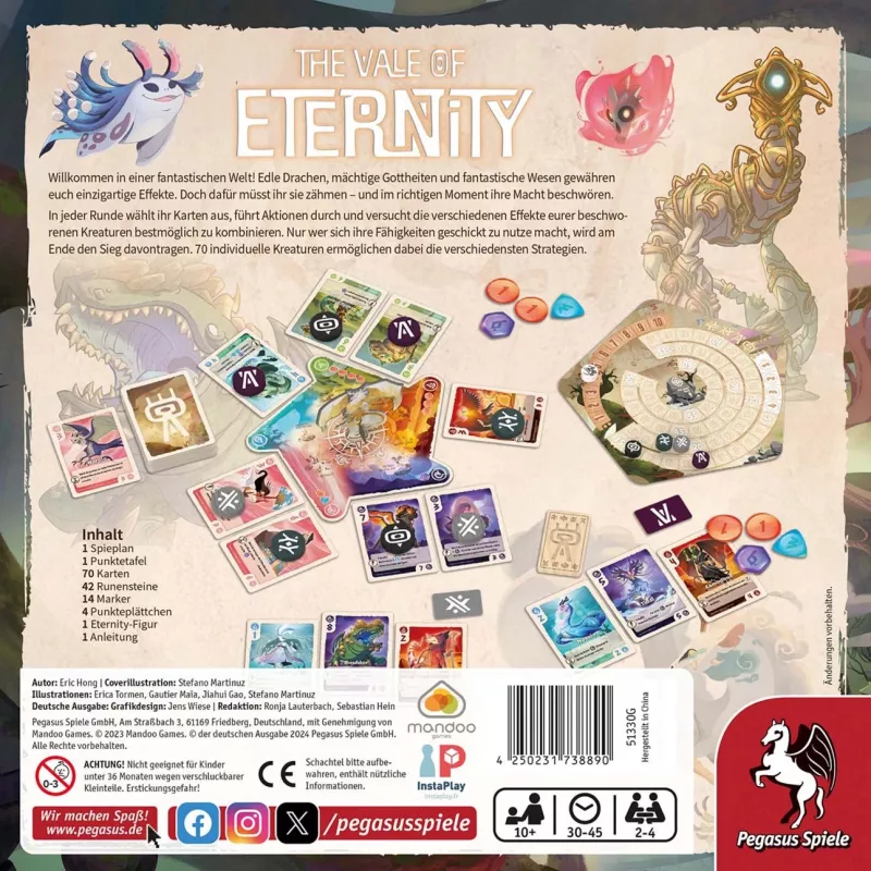The Vale of Eternity, juego de mesa