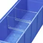 Separador para ShelfBox S de allit, modelo 456590, transparente, pack de 4