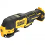 Herramienta multifunción oscilante DeWalt DCS353NT-XJ, sin escobillas, inalámbrica, 12 W, 840 g, Negro/Amarillo
