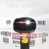 Lector de códigos de barras inalámbrico QOLTEC 50856 – 1D y 2D inalámbrico de mano, interfaz USB, carcasa de ABS, 170×62×100 mm, 203 g