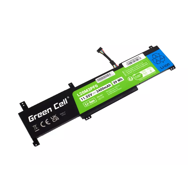 Batería Green Cell L20M3PF0 Lenovo Ideapad 3-14ITL6 15ITL6 17ITL6 S14 V14 15 17 G2 G3
