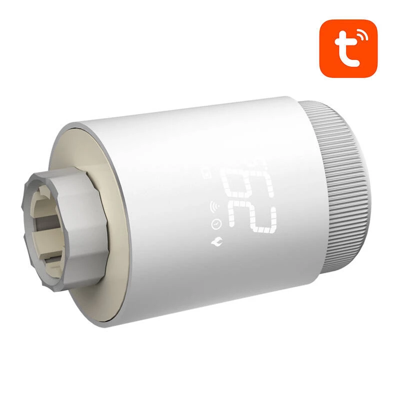 Válvula termostática para radiador Avatto TRV10 Zigbee Tuya control inalámbrico, TRV inteligente