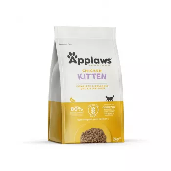 Comida seca para gatos Applaws Kitten Chicken 2 kg – junior, proteína 38 %, grasa 17 %
