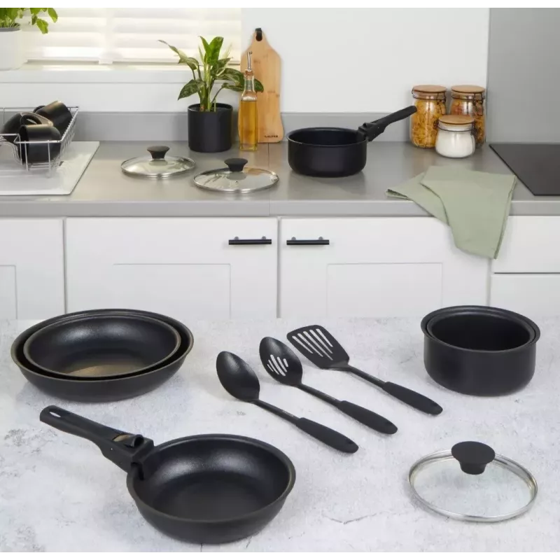 Set de utensilios de cocina Salter BW12055IS 14 piezas de acero inoxidable