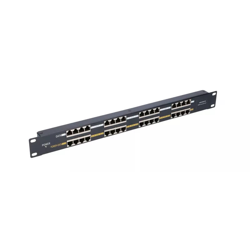 Inyector PoE Extralink 16 puertos 16x 100Mb/s RJ45, rack