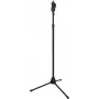 Pie de micrófono Omnitronic MS-3 con varilla, negro