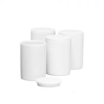 Rommelsbacher JB 4 Vasos de ración negros para yogurtera y quesera JG 80 (JB4)