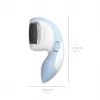 Pulidor de uñas eléctrico Medisana CR 870 – 3 accesorios, azul/blanco