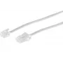 Cable modular RJ ISDN conector Western 8/4 ShiverPeaks 70253-W