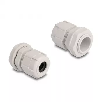 Prensaestopas M20 DELOCK, plástico, gris, pack de 10