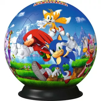 Puzle 3D bola Ravensburger Sonic the Hedgehog, 72 piezas, modelo 11592