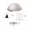 Tienda de campaña Naturehike MONGAR 2 M VERDE BOSQUE