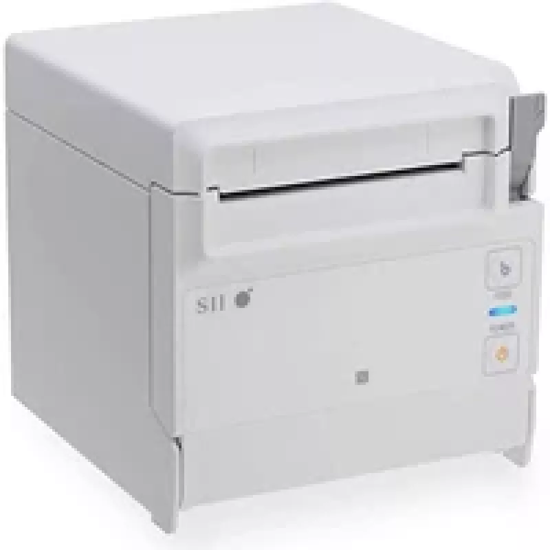 Seiko Instruments RP-F10-W27J1-2 Impresora térmica de recibos POS, 203 dpi, USB, blanca
