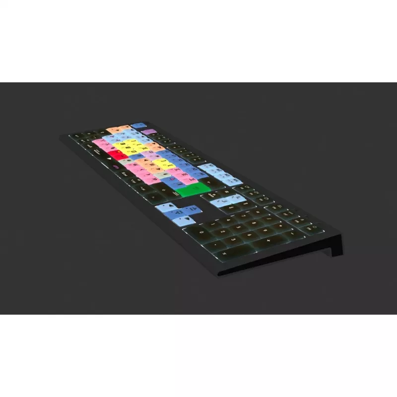Logickeyboard LKB-MCOM4-A2M-UK teclado USB QWERTY inglés negro (LKB-MCOM4-A2M-UK)
