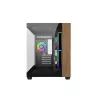 Caja de PC Cooler Master Elite 481 Wood — mATX de doble cámara con diseño de madera natural y dos paneles de cristal templado