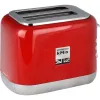 Tostadora Kenwood TCX751RD 2 ranuras 900 W, carcasa de metal, roja, 160×272×257 mm