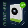 Inversor solar híbrido Off-Grid 6200W | 120A