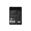Batería para SAI Green Cell AGM11 6 V 5 Ah plomo-AGM (VRLA) batería individual, 70×100×47 mm, 780 g