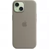 Funda de silicona con MagSafe para iPhone 15 – Clay