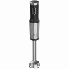 Batidora de mano, 1200 W, en CB, negra, cuchilla dentada, varillas, picadora, vaso