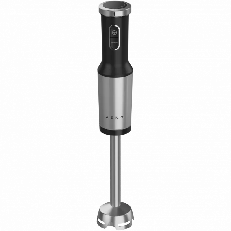 Batidora de mano, 1200 W, en CB, negra, cuchilla dentada, varillas, picadora, vaso