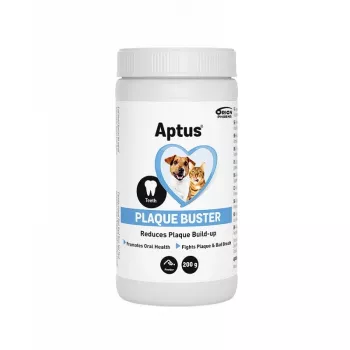 APTUS Plaque Buster Dientes y encías sanos - Complemento alimenticio para perros y gatos – 200g